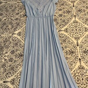 Charming Charlie Sky Blue Lace Dress